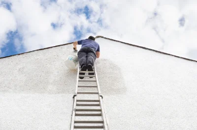Peinture extérieure à Marchampt — façades et ravalement